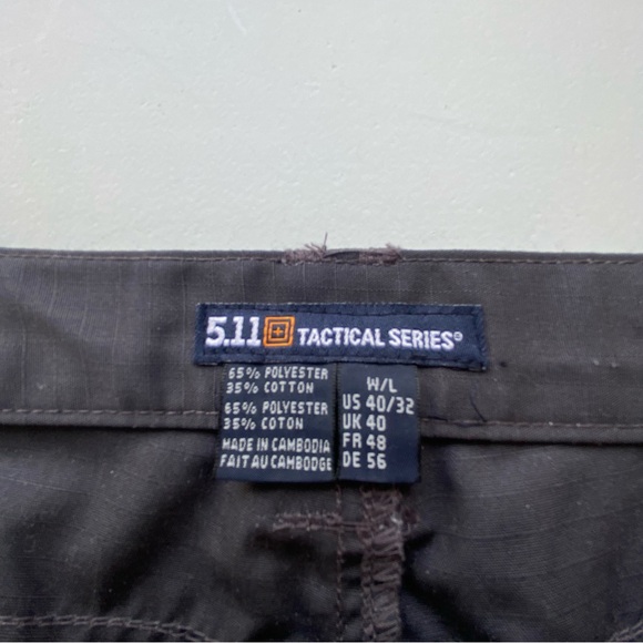 511 Tactical Pants Black Cargo Double Knee size 40 40x32 Security Utility - Picture 5 of 11